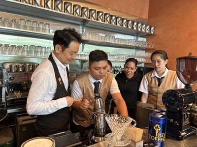 フィリピン・メトロマニラに“銀座”をテーマにした<br />ブランドショップ3号店<br />『KEY COFFEE Kissaten Glorietta -The Ginza Salon-』が誕生