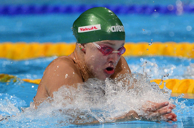16歳のメイルティテが50m平泳ぎでも世界新、第15回世界水泳