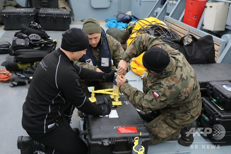 第2次世界大戦の巨大不発弾、処理作業中に爆発 けが人なし