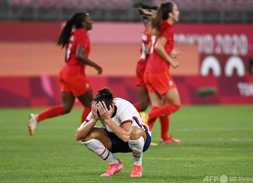 米国が年ぶりにカナダに敗れ準決勝敗退 東京五輪サッカー女子 写真12枚 国際ニュース Afpbb News