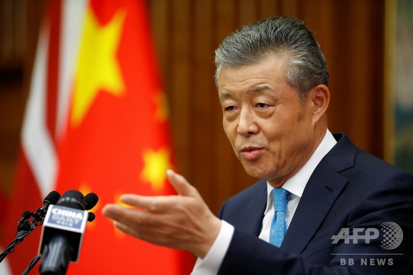 中国、太平洋地域への英空母配備をけん制