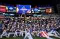 24MLB、ワールドシリーズ（7回戦制）、ニューヨーク・ヤンキース対ロサンゼルス・ドジャース。ワールドシリーズ制覇を喜ぶロサンゼルス・ドジャースの選手ら（2024年10月30日撮影）。(c)Elsa/Getty Images/AFP
