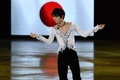 平昌冬季五輪、フィギュアスケートのエキシビションに臨む羽生結弦（2018年2月25日撮影）。(c)AFP/Mladen ANTONOV