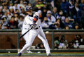 第3回ワールド・ベースボール・クラシック（2013 World Baseball Classic、WBC）は17日、米カリフォルニア（California）州サンフランシスコ（San Francisco）で準決勝が行われ、日本は1-3でプエルトリコに敗れた。

6回に三塁打を放つ日本の内川聖一（Seiichi Uchikawa、2013年3月17日撮影）。(c)AFP/Getty Images/Thearon W. Henderson