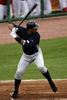打席に立つヤンキースのアレックス・ロドリゲス。(c)AFP/Getty Images/Eliot J. Schechter