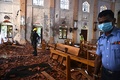 スリランカの中心都市コロンボ北郊のネゴンボで、爆発があった聖セバスチャン教会の内部（2018年4月22日撮影）。(c)AFP/Jewel SAMAD