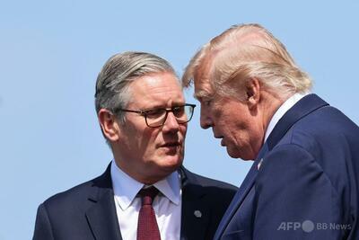トランプ氏、英首相は「辞任するだろう」 批判とともに健闘祈る