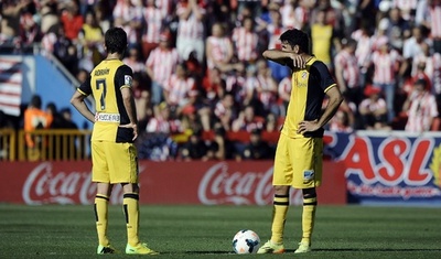 アトレティコ、公式戦15試合ぶりの黒星