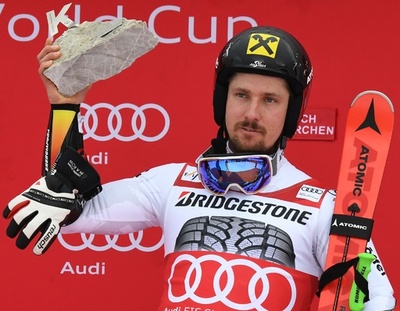 ヒルシャーが圧勝、歴代単独2位となるアルペンＷ杯通算55勝目