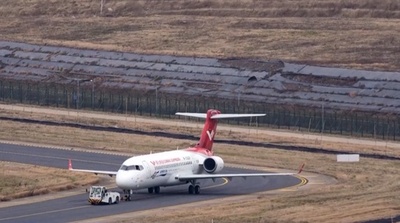 中国商用飛機C909医療機が中央アジアに初登場