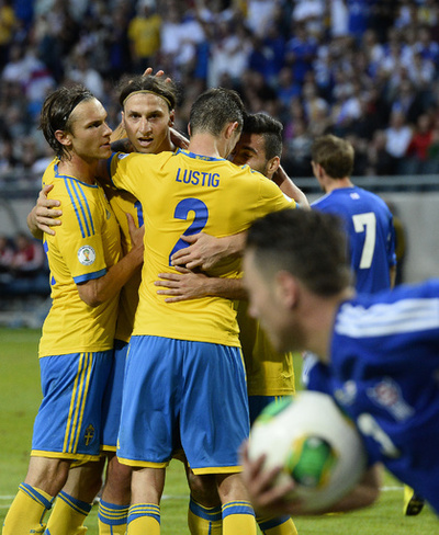 イブラが2得点、スウェーデンがフェロー諸島に勝利 W杯欧州予選