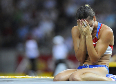 ロゴフスカが女子棒高跳びを制す イシンバエワは記録なしに、世界陸上ベルリン大会