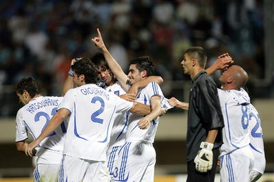 ＜サッカー 欧州選手権2008・予選＞ギリシャ モルドバに辛勝