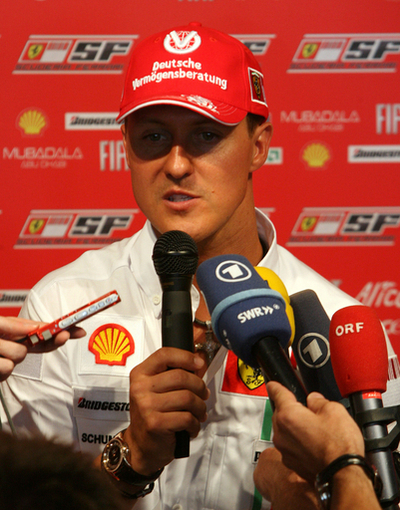 ＜07 F1・第4戦 スペインGP＞シューマッハ氏 引退後初めて会場に姿を現す - スペイン