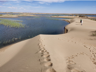 中国 黄河の洪水予防と砂漠対策の両立目指す 内モンゴル自治区