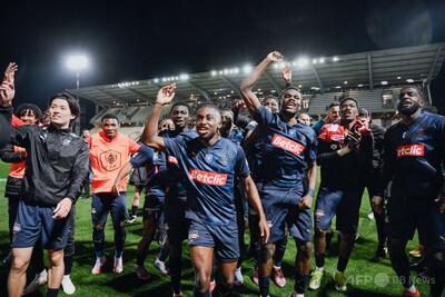 S・ランスがPSGとの決勝へ 4部カンヌ下す フランス杯