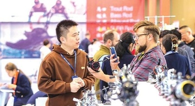 国内外から釣具業者が集う中国威海国際釣具博覧会