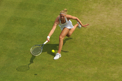 クルム伊達、24歳年下に圧勝で2回戦へ ウィンブルドン選手権