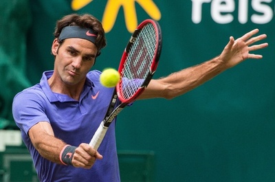 フェデラー、通算8度目の優勝に前進 ゲリー・ウェバー・オープン