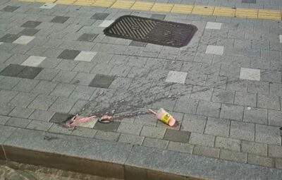 韓国でなぜか多い「飲み物を手にバスに乗ろうする人」…運転手に注意され、道に投げ捨てる