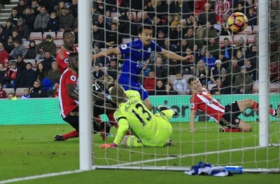 岡崎の追撃弾も及ばず、レスターは最下位サンダーランドに敗戦