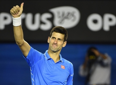 ジョコビッチ、ラオニッチに完勝で準決勝へ 全豪オープン