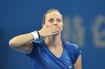 クビトバがフルセット制す、シャラポワとの決勝へ 中国オープン