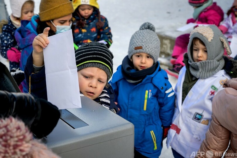 選挙を行うスイスの幼稚園児たち 遊びながら民主主義を学ぶ 写真15枚 国際ニュース Afpbb News