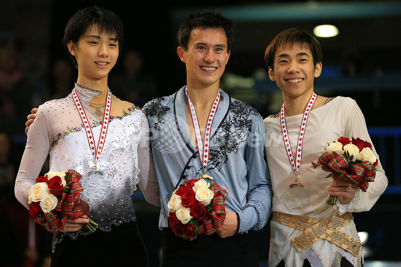 パトリック・チャンが優勝、羽生2位 織田3位 スケート・カナダ