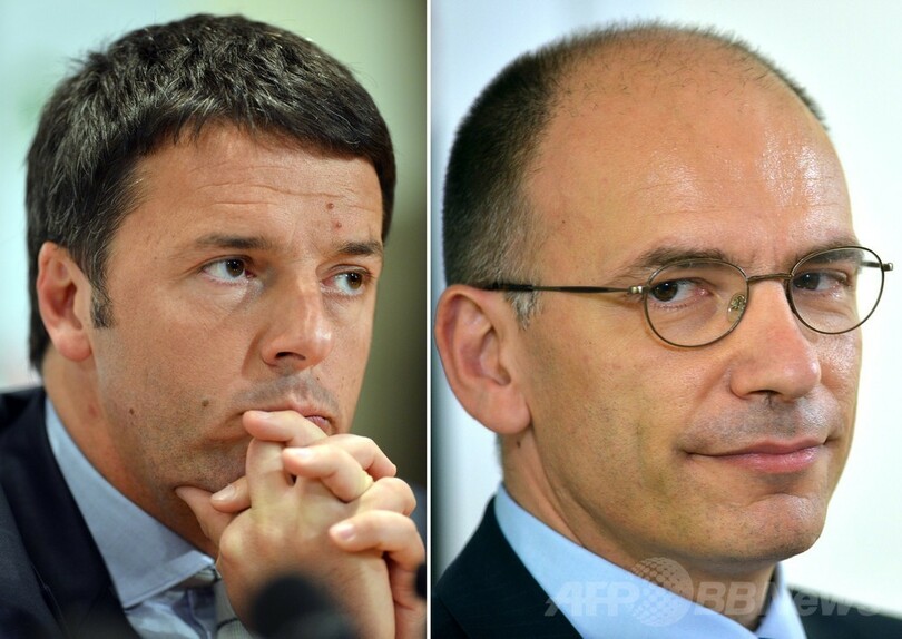 レッタ伊首相が辞意表明、後任はレンツィ氏が有力 写真2枚 国際ニュース:AFPBB News