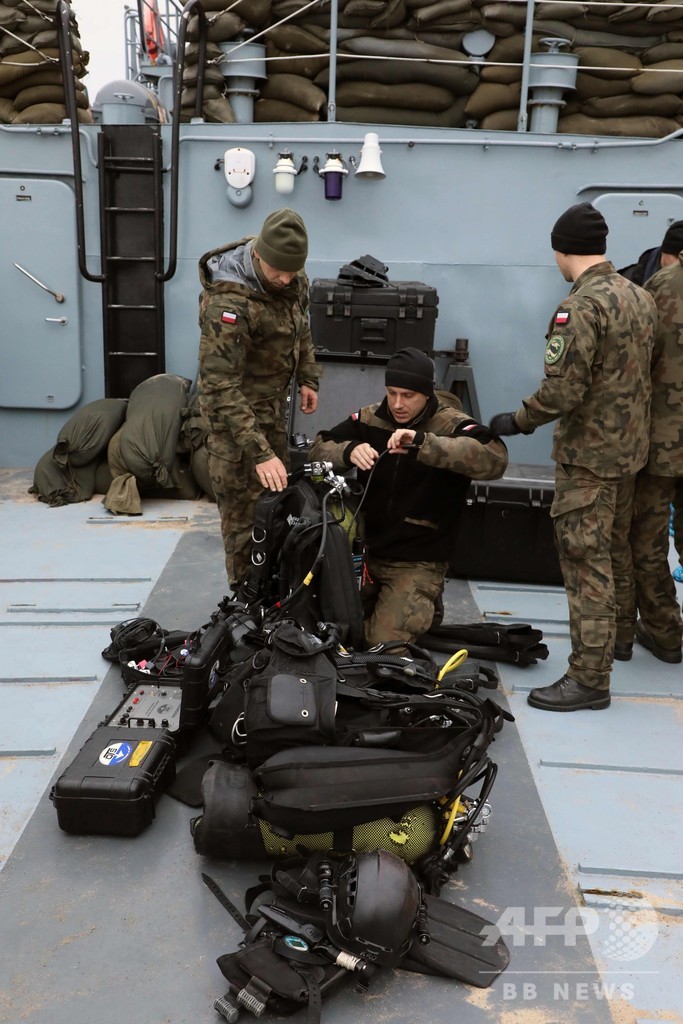 第2次世界大戦の巨大不発弾、処理作業中に爆発 けが人なし