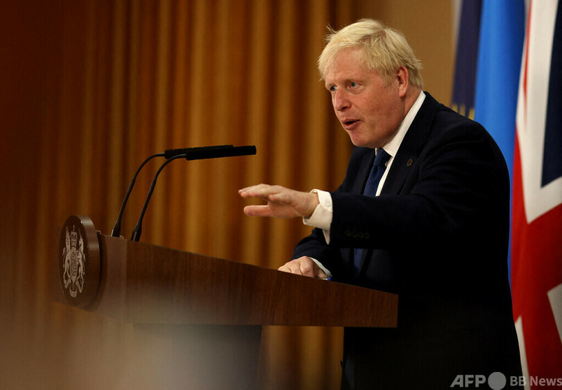 英首相「ウクライナを見放してはならない」 G7首脳に訴え