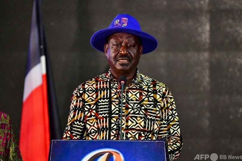 ケニア大統領選、敗北候補が結果に異議 法的措置を宣言