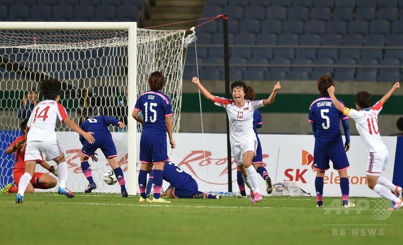 サッカー女子日本 北朝鮮に敗れ連覇ならず アジア大会 写真15枚 国際ニュース Afpbb News