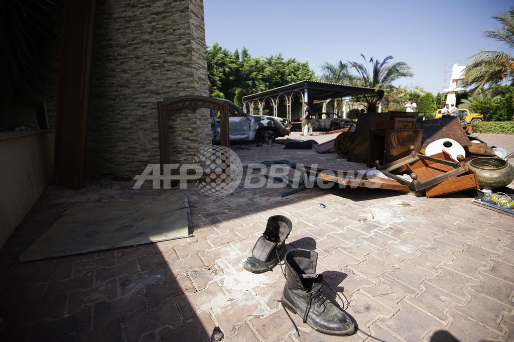 リビア米領事館襲撃事件、犠牲者2人は元特殊部隊隊員 リビア米領事館襲撃事件、犠牲者2人は元特殊部隊隊員