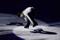 平昌冬季五輪、フィギュアスケートのエキシビションに臨む羽生結弦（2018年2月25日撮影）。(c)AFP/Mladen ANTONOV