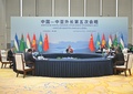 第５回中国・中央アジア外相会合を主宰する王毅氏（2024年12月1日撮影）。(c)Xinhua News