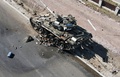 損傷したロシア軍の戦車。ウクライナ・キエフで。ウクライナ軍提供（2022年3月20日撮影）。(c)AFP PHOTO /Press service of the Ukrainian Ground Forces