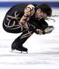 写真は、演技に臨むジュベール。(c)AFP/YURI KADOBNOV