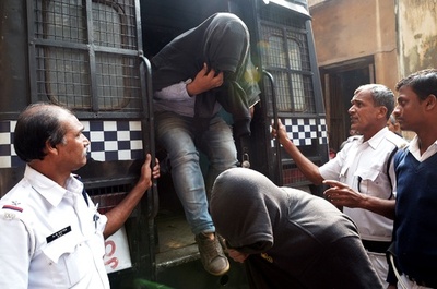 インド邦人監禁・強姦事件、容疑者6人の面通し終了