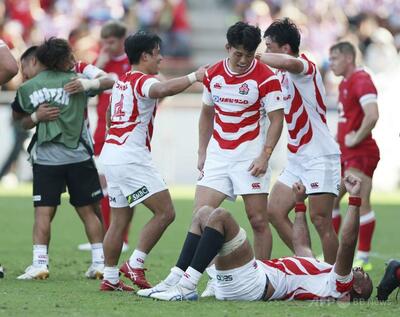 日本が逆転勝ち、ウェールズ18連敗 ラグビーテストマッチ
