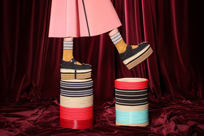 コーディネートできるソックス付き！ 「マルニ」限定シューズ