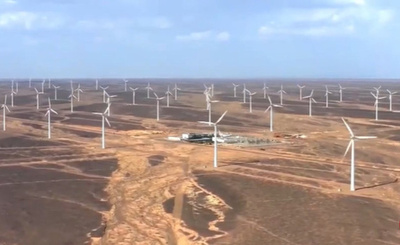 中国の風力発電 設備容量3億kW超