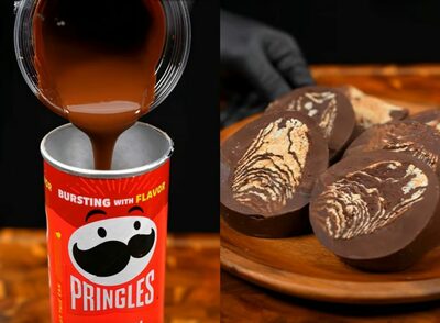 「日本土産に似た味」…韓国SNS発でレシピ拡散、甘じょっぱい新トレンド「プリングルズ・チョコブロック」