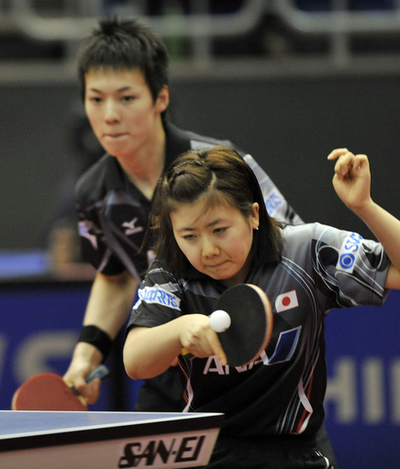 松平／福原組 混合ダブルス2回戦進出、世界卓球