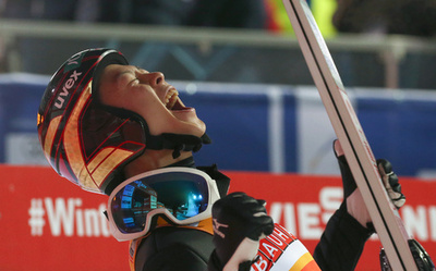 小林陵侑が総合優勝、日本勢初の快挙 ジャンプW杯男子