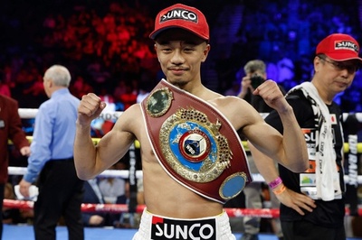 中谷潤人が2階級制覇 モロニーに12回KO勝ち