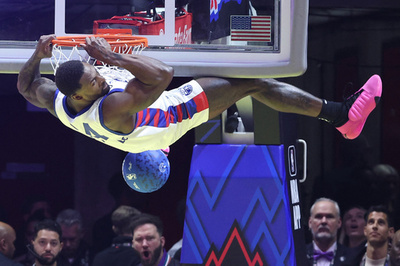 NBA球宴、セレブリティーゲーム開催 各界の著名人が参加