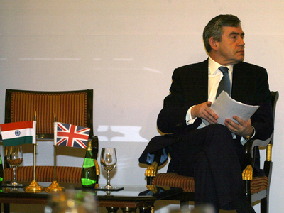 訪印中の英首相、国際機関の変革訴え