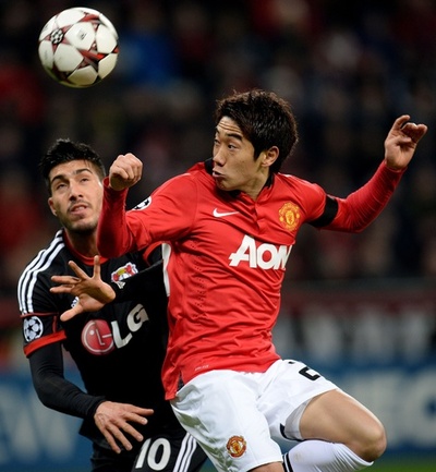 マンUがレバークーゼン一蹴し欧州CL16強入り 香川も大勝に貢献